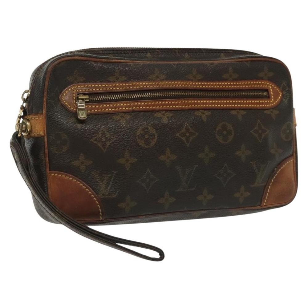 LOUIS VUITTON Monogram Marly Dragonne GM Clutch Bag M51825 LV Auth th6287